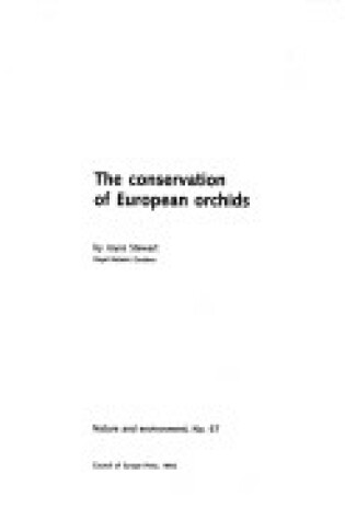 Cover of The Conservation of European Orchids