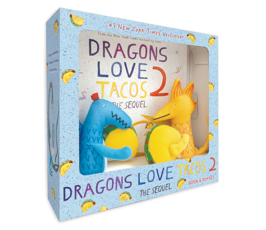 Book cover for Dragons Love Tacos 2 Book and Toy Set