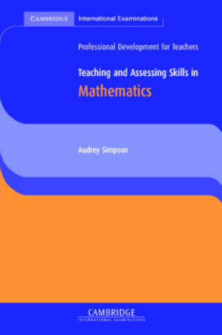 Cover of Teaching and Assessing Skills in Mathematics