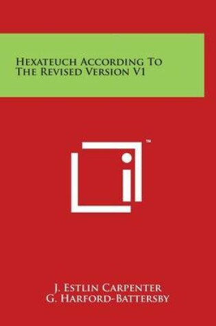 Cover of Hexateuch According to the Revised Version V1