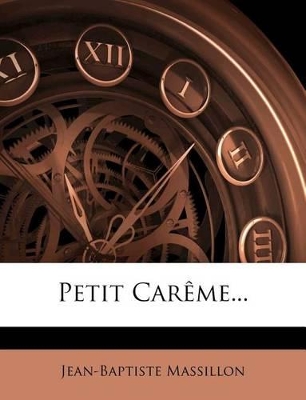 Book cover for Petit Carème...