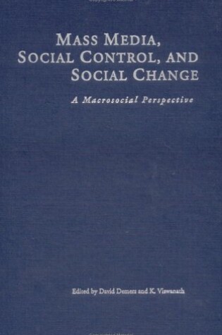 Cover of Mass Media, Social Control, and Social Change