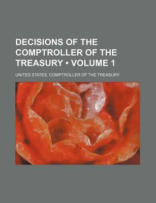 Book cover for Decisions of the Comptroller of the Treasury (Volume 1)