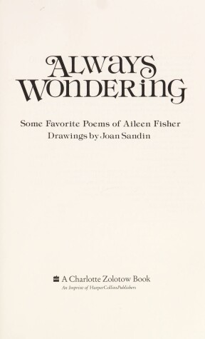 Book cover for Always Wondering