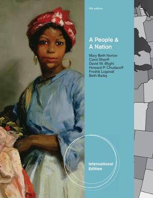 Book cover for A People and a Nation, International Edition