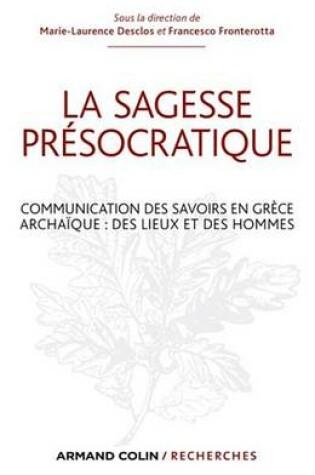 Cover of La Sagesse Presocratique