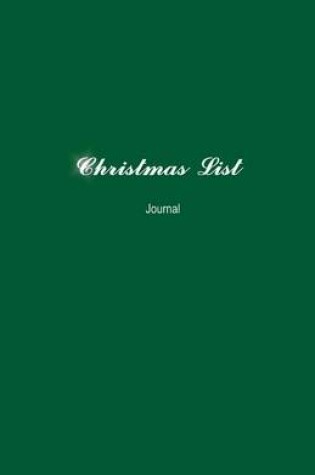 Cover of Christmas List Journal