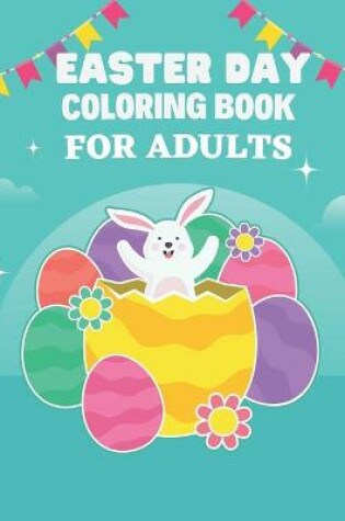 Cover of Easter day coloring book for adults