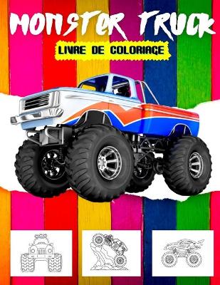 Book cover for Livre de coloriage monster truck