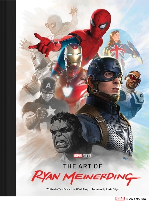Book cover for Marvel Studios: The Art of Ryan Meinerding
