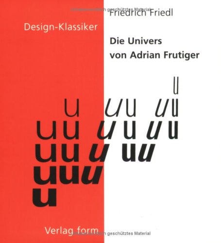 Cover of Die Univers Von Adrian Frutiger