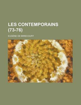 Book cover for Les Contemporains (73-76)