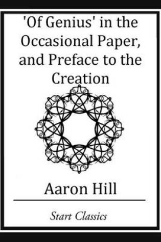 Cover of Of Genius' in the Occassional Paper, and Preface to the Creation