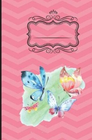 Cover of Butterfly Composition Notebook - 4x4 Graph Paper