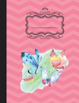 Book cover for Butterfly Composition Notebook - 4x4 Graph Paper