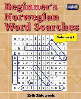 Book cover for Beginner's Norwegian Word Searches - Volume 5