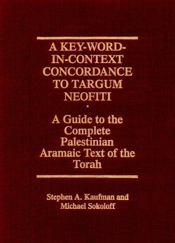 Cover of A Key-word-in-context Concordance to Targum Neofiti