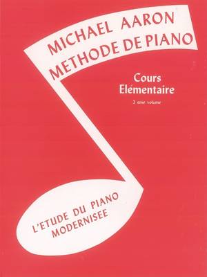 Cover of Methode de piano Livre 2 Cours elementaire