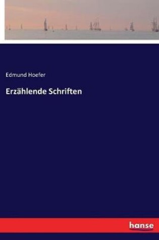 Cover of Erzählende Schriften