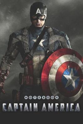 Book cover for Captain America Notebook