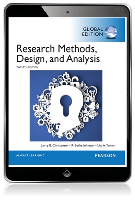 Book cover for Research Methods, Design, and Analysis, Global Edition