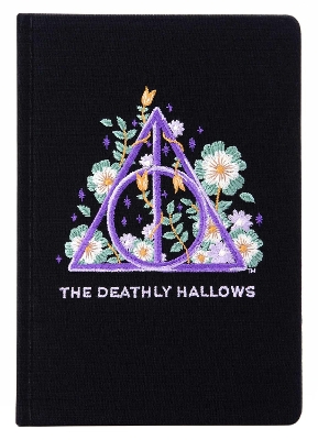 Book cover for Harry Potter: Deathly Hallows Embroidered Journal 