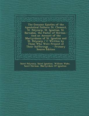 Book cover for The Genuine Epistles of the Apostolical Fathers