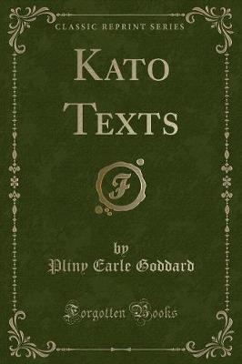 Book cover for Kato Texts (Classic Reprint)