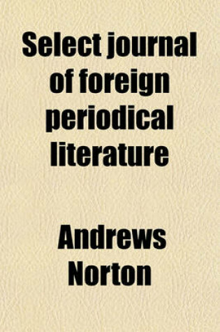 Cover of Select Journal of Foreign Periodical Literature (Volume 2)