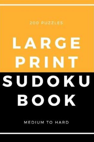 Cover of Large Print Sudoku Book