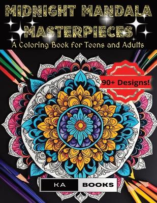 Book cover for Midnight Mandala Masterpieces