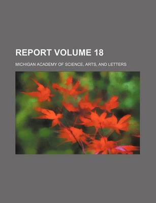 Book cover for Report Volume 18