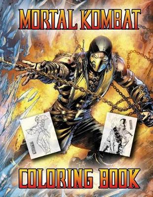 Book cover for Mortal Kombat Coloring Book