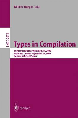 Book cover for Types in Compilation