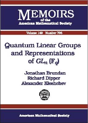 Cover of Quantum Linear Groups and Representations of GLn(Fq)