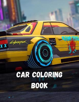 Book cover for Car Coloring Book