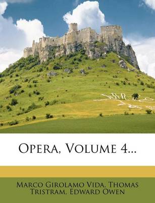 Book cover for Opera, Volume 4...