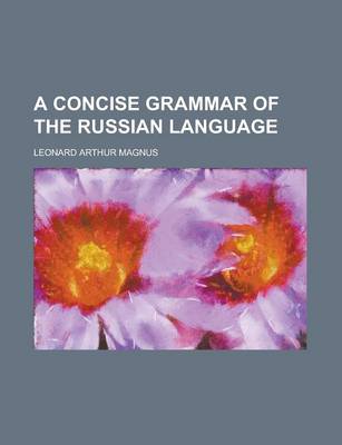 Book cover for A Concise Grammar of the Russian Language