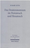 Book cover for Das Deuteronomium Im Pentateuch Und Hexateuch