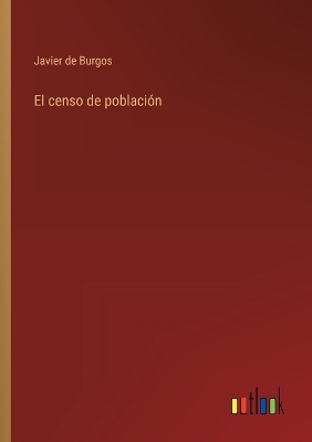 Book cover for El censo de población