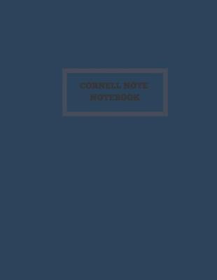 Book cover for Cornell Notes Notebook