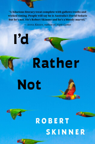 Cover of I'd Rather Not