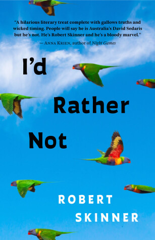 Book cover for I'd Rather Not