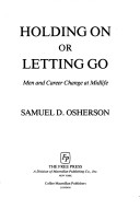 Book cover for Holding on or Letting Go