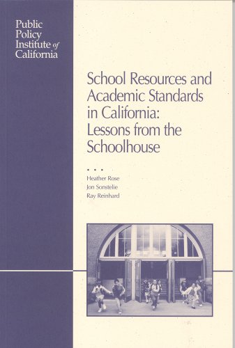 Book cover for School Resources and Academic Standards in California