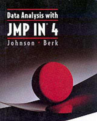 Book cover for Data Analysis with JMP-IN 4.0