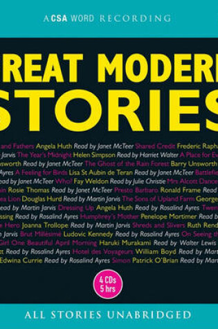 Cover of Great Modern Stories