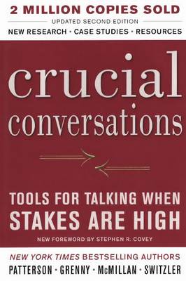 Book cover for Crucial Conversations: Tools for Talking When Stakes Are High