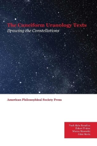 Cover of Cuneiform Uranology Texts