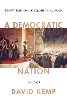 Book cover for A Democratic Nation